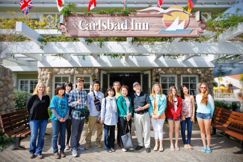 California timeshare, the Carlsbad Beach Resort Inn, hosted Japanese guests as part of Sister City Celebration. 