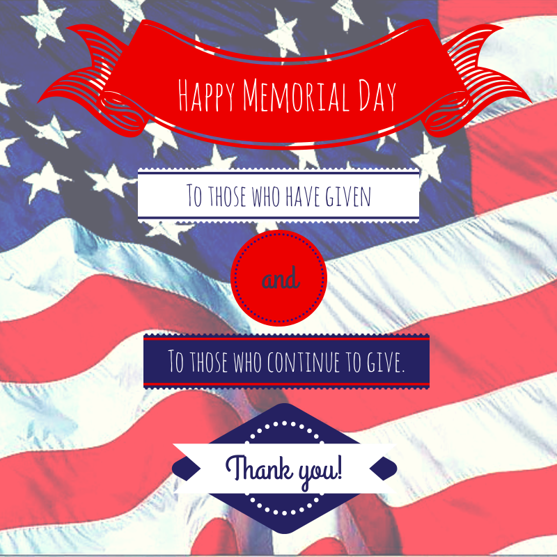 Happy Memorial Day